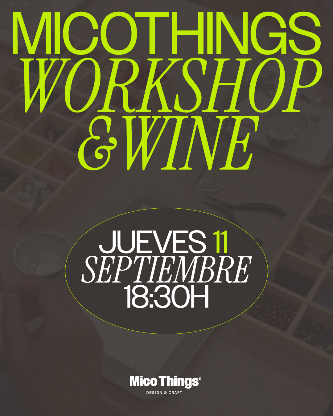 Workshop & Wine - 11 septiembre